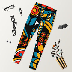 Multicolor Theme Leggings