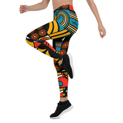 Multicolor Theme Leggings