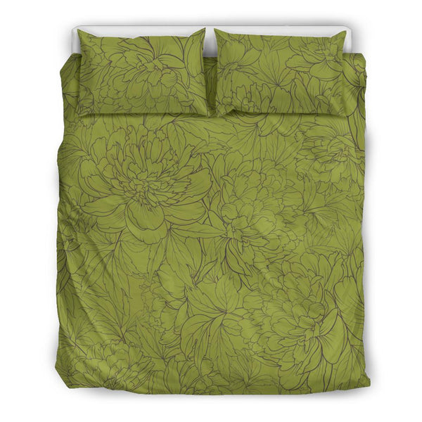 Vintage Floral Sketch (Pepper Stem) - Bedding Sets