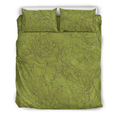 Vintage Floral Sketch (Pepper Stem) - Bedding Sets