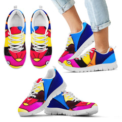 FISHY GRAFFITI DESIGN SHOES BY FIREFITS