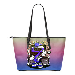 Amped Guitar Leather Tote Bag