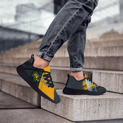 STINGA BIZNIZ MEN'S MESH ATHLETIC SNEAKERS