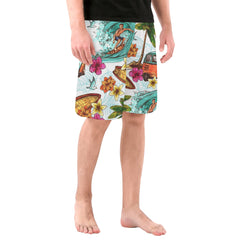 Miami Summer Men's All Over Print Board Shorts