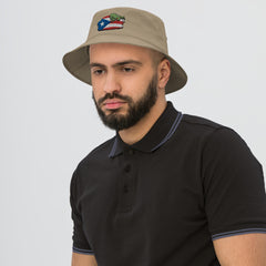 Puerto Rico Old School Bucket Hat
