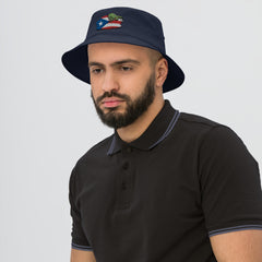 Puerto Rico Old School Bucket Hat