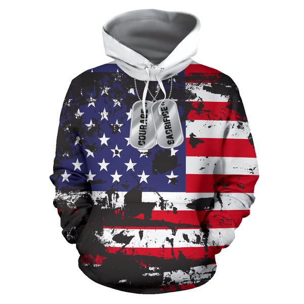 American Flag Men's Hoodie