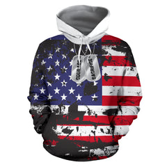 American Flag Men's Hoodie