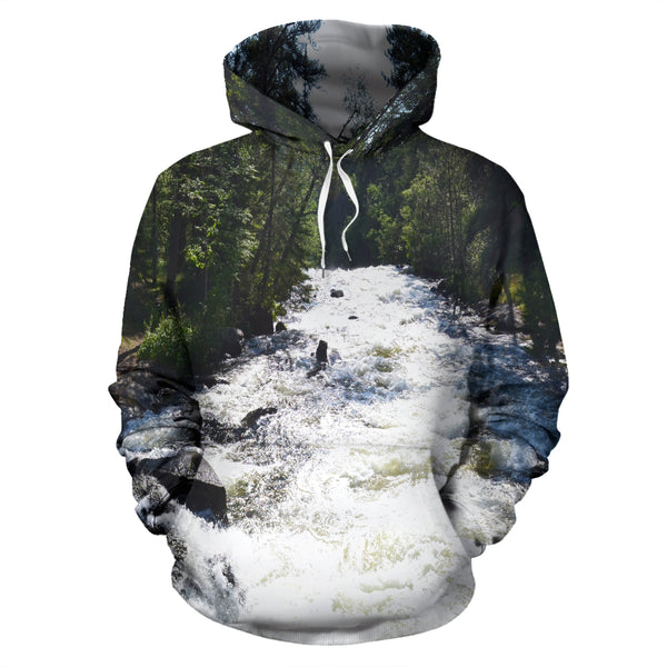 Relaxing Rapids All Over Hoodie