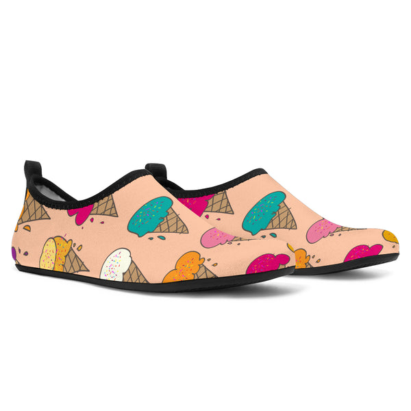 Ice Cream Doodle Beach Shoes