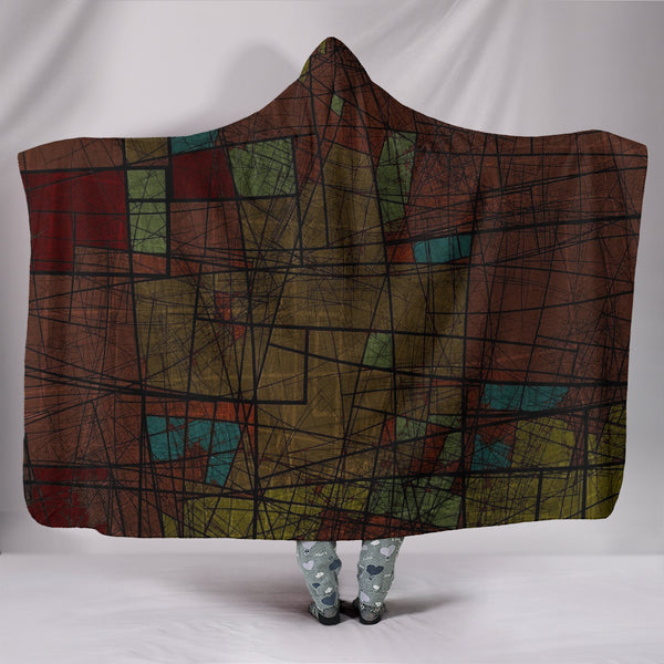 Sketch Art  Women's Hooded blanket