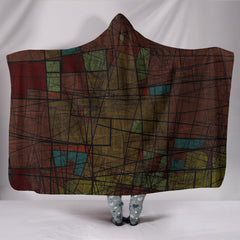 Sketch Art  Women's Hooded blanket