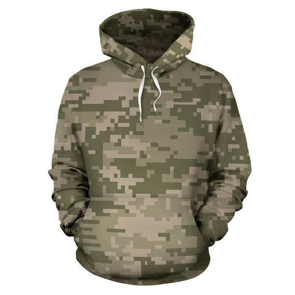 Green Camo Pullover Hoodies