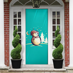 Frosty Snowman #1 Tiffany - Christmas Door Sock