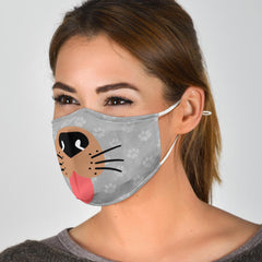 Dog Face - White Straps