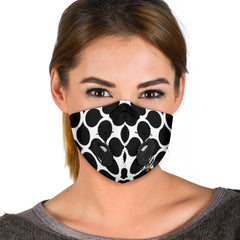 Black Leaves Premium Face Mask