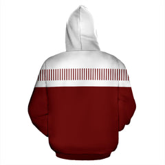 Red Strips Pullover hoodies