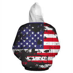 American Flag Men's Hoodie