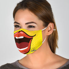 Open Mouth Face Mask