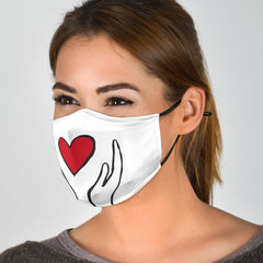 Heart Hands Mask