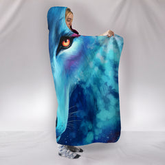 Fantasy Wolf Women's Hooded Blanket