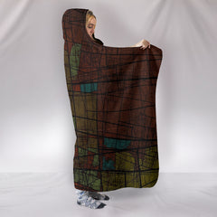 Sketch Art  Women's Hooded blanket