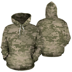 Green Camo Pullover Hoodies