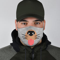 Dog Face - White Straps