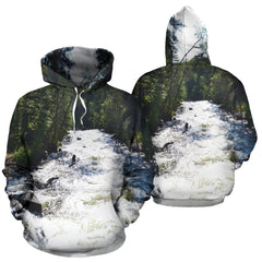 Relaxing Rapids All Over Hoodie