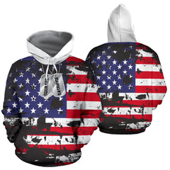 American Flag Men's Hoodie