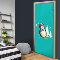 Frosty Snowman #1 Tiffany - Christmas Door Sock