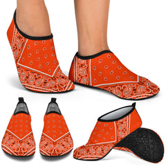 Orange Bandana Aqua Water Shoes