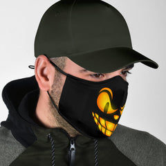 Scary Faces Face Mask