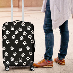 Paw prints Luggage