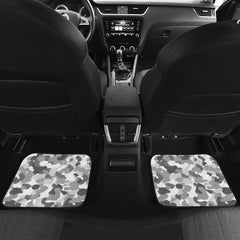 Grey Camouflage Floor Mats