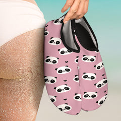 Pink Panda Beach Shoes