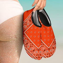 Orange Bandana Aqua Water Shoes