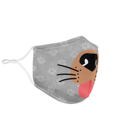 Dog Face - White Straps