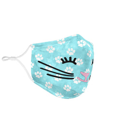 Cat Face - White Straps