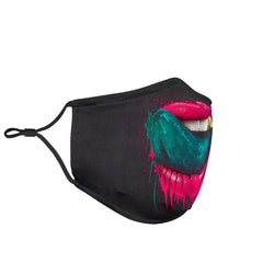 Green Tongue Face Mask