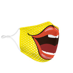 Open Mouth Face Mask