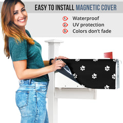 Paw Prints Mailbox Cover