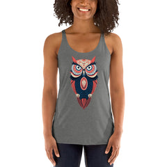 Colorful owl Women's Tank Top