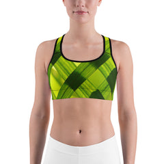 Leaves Green Women’s All-Over-Print Sport Bra