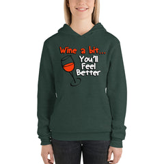 Wine A Bit Unisex hoodie