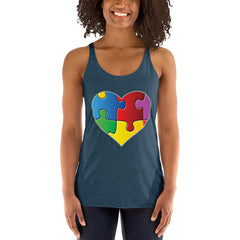 Puzzle Heart Women's Tank Top