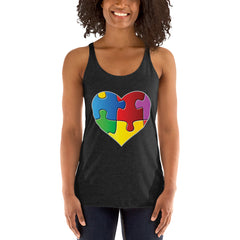 Puzzle Heart Women's Tank Top