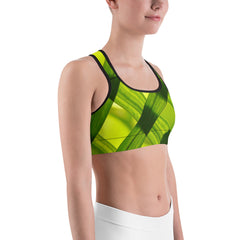 Leaves Green Women’s All-Over-Print Sport Bra