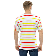 Multicolor Strips  Men's T-shirt