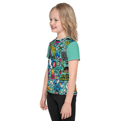 Multicolored Blood Sweat Kids T-Shirt